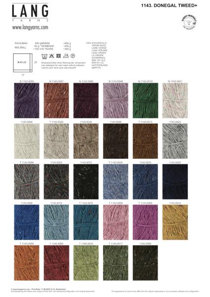 Farbkarte Donegal Tweed +